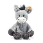 Steiff Kuscheltier Dinkie Esel, Süßes Stofftier mit Kunststoffaugen, Kinder, Jungen & Mädchen, Friends, Plüschtier 20 cm